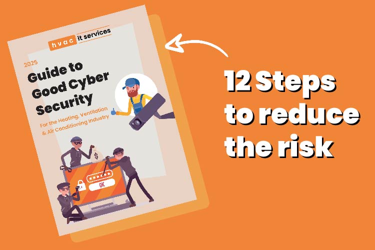 Front cover of the 2025 Good Cyber Security Guide for the HVAC Industry