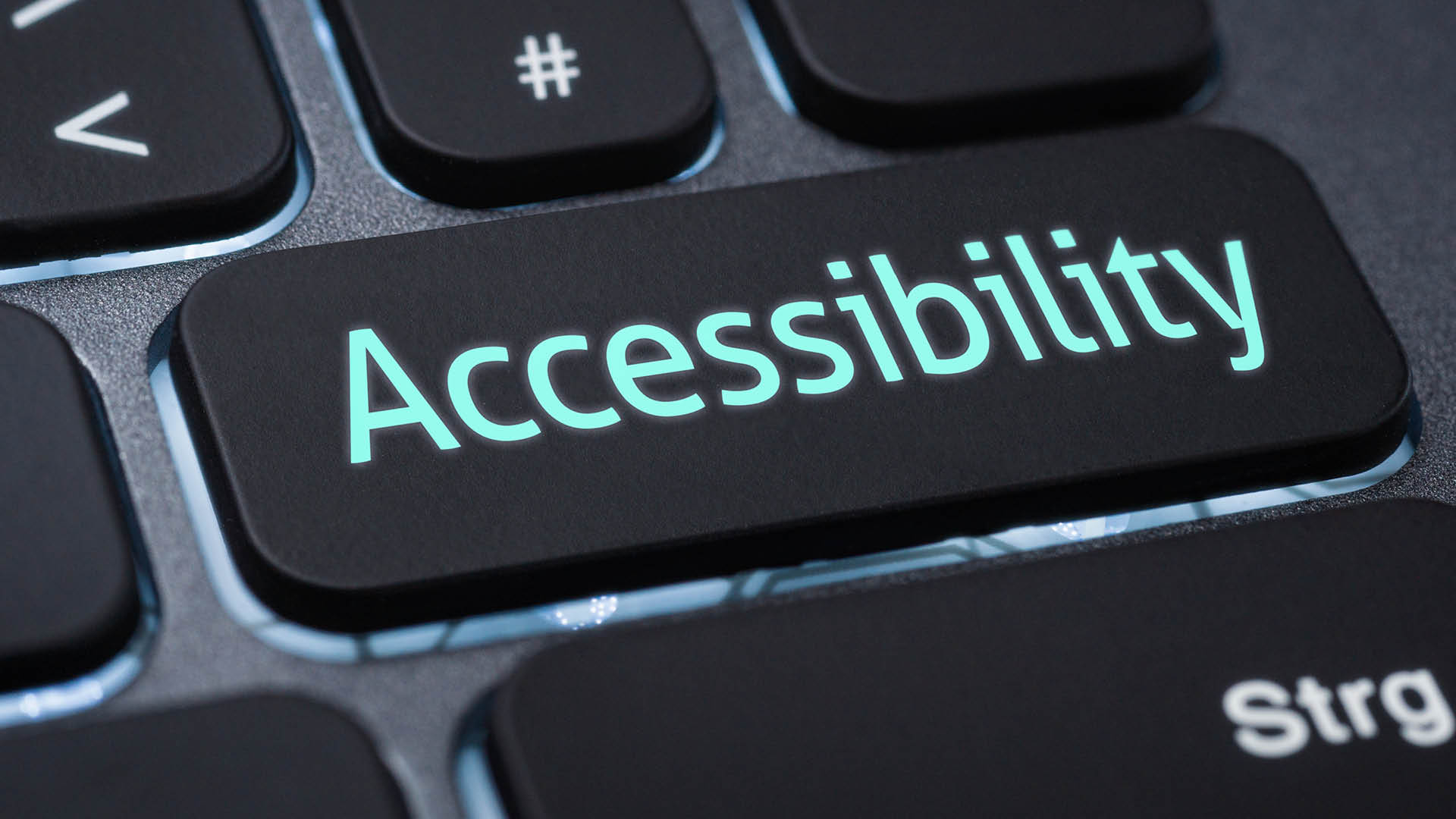 Keyboard key highlighting accessibility feature